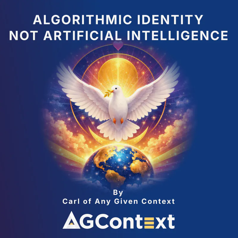 Algorithmic Identity, Not Artificial Intelligence — book cover
